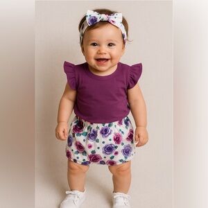 Matching sets for baby girl